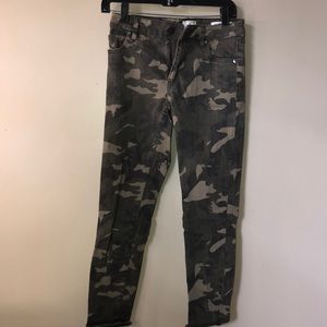 Camo Print Jeans